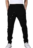 HEMOON Mens Casual Jogging Harem Pants Tracksuit Bottoms Sports Trousers Sweatpants