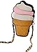 Buenocn 2015 Summer Ice Cream Cake Pattern Women Pu Leather Clutch Purse Cross Body Bag Shy743 (ice cream)