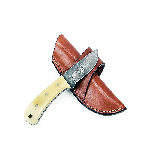 Knives Ranch Damascus Steel Knives 5.5 inch Fixed Blade Knife with