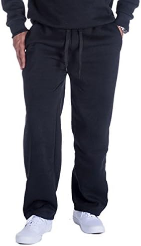 Mens Active Fleece Athletic Sweatpant Basic Running Drawstring Joggers Workout Sweat Pants