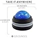 Body Back Massage Roller Ball for Foot, Back, Shoulder, Neck, and Joint Relief, Massager, Self-Massager, Manual Lacrosse Ball in Easy to Use Handheld Grip, 2 Pack, (Blue)