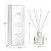 Creative Scents White Cashmere Essential Oil Reed Diffuser Sticks in Gift Box, Aromatherapy-Grade Oils Blend, Natural Scented Diffusing Kit, Non-Toxic Home Spa Fragrance Diffuser Set, 75 ML/2.5 Oz