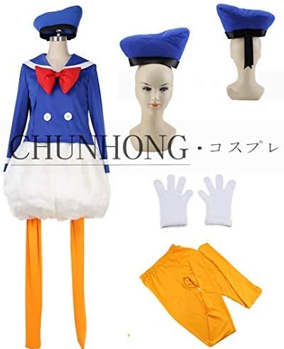 Amazon 東京ディズニーランド Tdl ドナルドダック コスプレ衣装 全セット お尻 追加可 コスプレ 仮装 通販