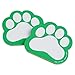 Dozen Green Paw Print Themed Mini Notebook Memo Pads