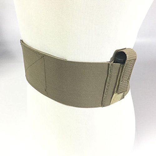 Daltech Force Belly Band Holster - Large Gun Concealed Carry With Magazine Pocket