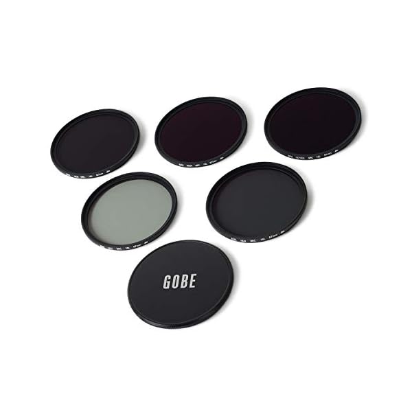 Gobe - Objektivfiltersatz 67mm ND2, ND4, ND8, ND64, ND1000 (2Peak) – Bild 4