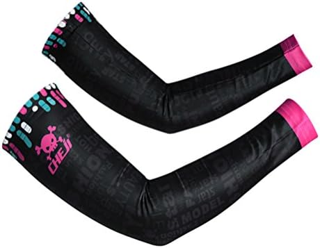 llcycling Arm Sleeves Comfortable Easy Wear for Cycling-black-xl