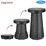 TopCrazy Folding Stool for Camping, Retractable Folding Stool Portable Camping Folding Stools for Kids Adults Fishing Hiking Traveling Kitchen Bathroom Bedroom Indoor Outdoor, Holds up 330lb