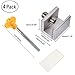 Adjustable Sliding Window Locks Stops Security Door Lock Stopper with Key 4 Set