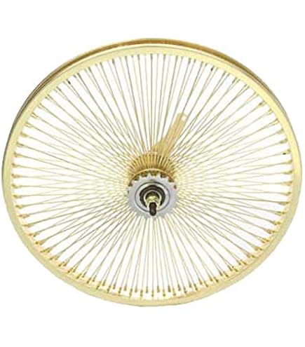 Lowrider Bike 20 Inch x 32mm 144 Spoke Front Wheel Gold : Sports & Outdoors