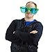 Pudgy Pedro's Jumbo Party Sunglasses | Novelty Shades Perfect for Birthdays, Theme Parties, Charity Events, Weddings, and More | Giant Glasses, Fits Adults and Children (Green)