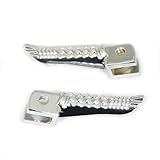 Wotefusi Motorcycle New Pair Front Foot Feet Pegs Footpegs Set for Suzuki Gsxr600 Gsxr750 2004-2010 Gsxr1000 2005-2010 2008 2009 Hayabusa 1300 1999-2007 2000 2001 2002 2003 2006