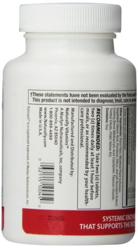 RUTOZYM 120 TABS BY NATURALLY VITAMINS
