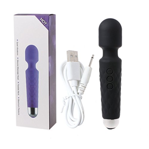 Rainly Black Rechargeable Hand-held Whisper Quiet, Waterproof, Neck Shoulder Back Body Tool