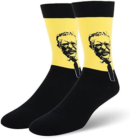 SOCKFUN Men's Poker Dice Math Teeth Bestmen Einstein Golf Crew Gift Socks