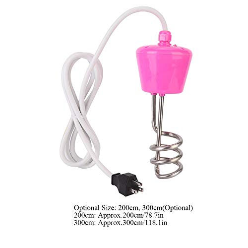 Bucket Water Heater,Floating Water Heater Immersion Elements Boiler for Bath Tub 1500W 110V US Plug(2 meter) - Thumbnail 7