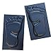 sweetyhomes 2 Pack Walk Maker Reusable Rock Stone Molds Concrete Path DIY Maker Footprint Shape ABS Plastic Yard Patio Lawn Garden DIY Walkway Pavement Paving Moulds