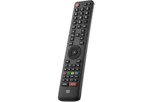 One For All Hisense TV Replacement Remote - No Setup Required, Works with All Types of Hisense TVs, Learning Feature, Keys In