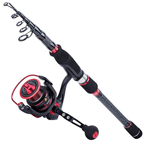 Sougayilang Telescopic Fishing Rod and Reel Combos with Lightweight 24