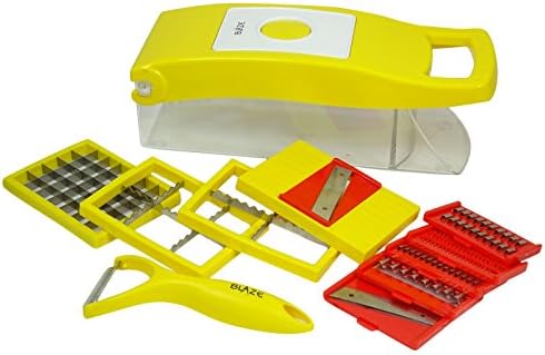 Blaze Kitchen Multipurpose Vegetable &amp; Fruit Cutter Quickpush Food Chopper Slicer Dicer