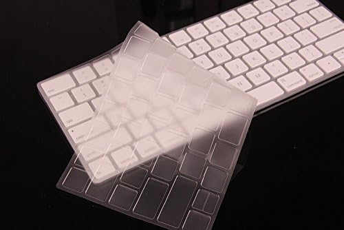 Apple Magic Keyboard Cover 2-Pack (Buy One will Free Gift 1pcs DHZ Customized Cover) Clear TPU Ultra Thin Skin Protective Film for Magic Keyboard MLA22B/A US Keyboard Layout