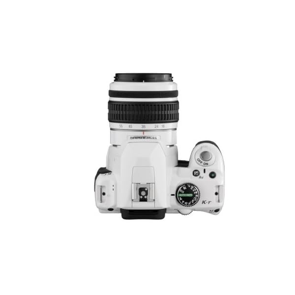 Pentax K-r SLR-Digitalkamera (12 Megapixel, Live View, HD Video) Kit inkl. DA L 18-55mm Objektiv weiß – Bild 5