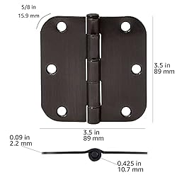 Amazon Basics Rounded 5/8 Radius Interior Door