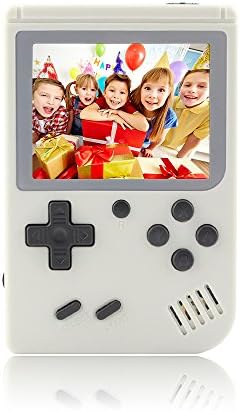 Rongyuxuan Handheld Game Console, 3" HD Screen Retro Games Console Portable Gaming Machine with 168 Classic Games, Support TV Output, for Kids Boys Girls Men Women