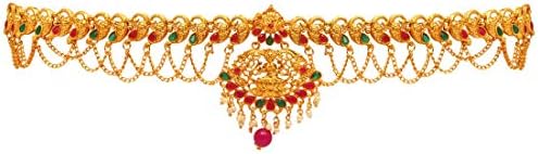 Kamarbandh for Women | Kamarbandh for Women Indian | Kamarbandh for Women Saree | Waist Belts for Women for Dresses | Kamarbandh for Women Gold | Indian Kamarbandh for Women (KMBND333MG)