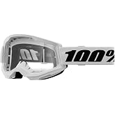 100% STRATA 2 Goggles - Sports Goggles for Motocross &amp; Mountain Biking - Eyewear for Bike Riders - Motocross Eyewear for Men