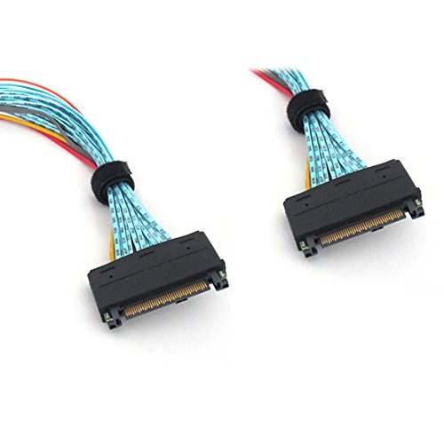SFF-8639 68 Pin U.2 Male to Male Cable -1 Meter