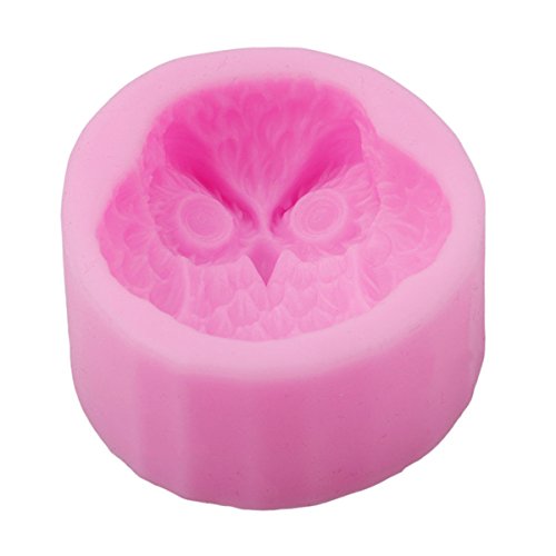 CH 3D Owl Craft Art Silicone Soap Mold Craft Mold DIY Handmade Candy Chocolate Mold