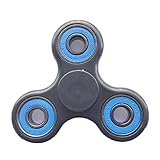 FIDGET DICE Hand Fidget Toy Spinners Stress Reducer with Ceramic Bearing (Black1)