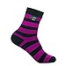 Dexshell Ultralite Bamboo Waterproof Socks, Pink Stripe, Medium