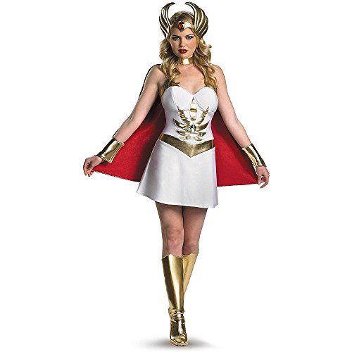 Disguise Inc - Masters Of The Universe - She-Ra Adult Costume, Large (12-14),White / Red / Gold