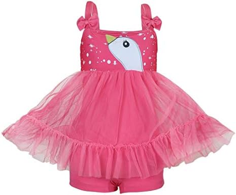 Passion Petals 3-4 Years One Piece Suits Kids Girls Swimwear Baby Girl Swan Printed Pink Swimsuit Bathing Suit Swimwear Costume