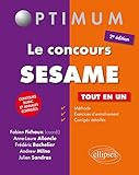 Le Concours SESAME Tout en Un Concours Blanc et Annales Corrigées by 