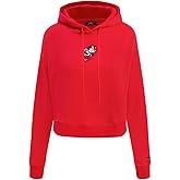 Pro Standard Womens College Wingspan Brushed Back French Terry Cropped Pullover Hoodie