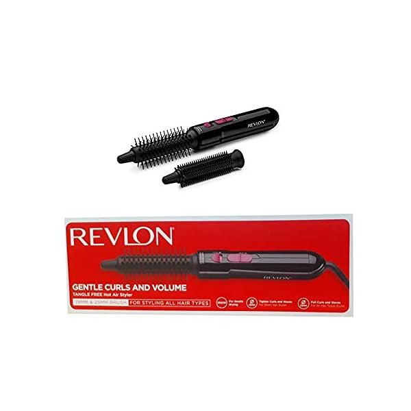 REVLON-RVHA6017UK-Tangle-Free-Hot-Air-Styler Revlon Hair Tools RVHA6017UK Tangle Free Hot Air Styler, Black