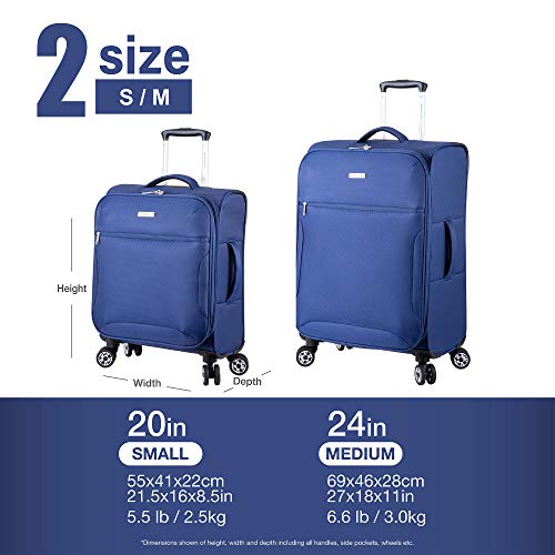 Regent Square Travel Expandable Softside Luggage Set With Spinner