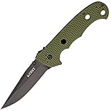Columbia River Knife & Tool Hammond Cruiser Folding Knife with Black Blade and OD Green Zytel Handles