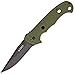 Columbia River Knife & Tool Hammond Cruiser Folding Knife with Black Blade and OD Green Zytel Handles