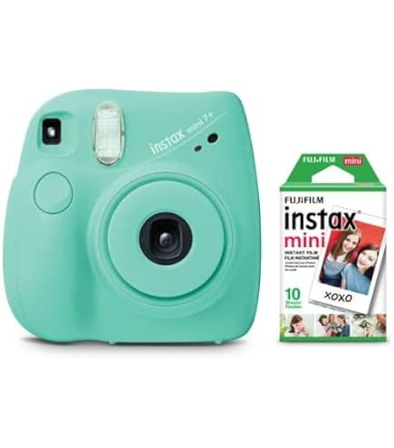 Amazon.com : FujiFilm Instax Mini 7+ Light Blue Bundle : Electronics