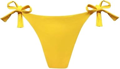 yellow tie bikini