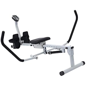 Rowing Machine For Home Use Foldable, Hydraulic Rower Trainer Indoor Rowing Device, 12 Resistance Adjustment, Lcd Monitor, Max User Weight 150 Kg, Fitness Equipment Cardio Workout