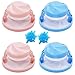 Reusable Washing Machine Filter net Floating lint mesh Bag Dog cat pet Fur Remover Hair Catcher Pouch Flower lint Trap Laundry Ball (6pack Type)