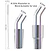 Metal Straws, Reusable Drinking Straws, 5 Pcs SXSECO Full Variety Stainless Steel Straws with Wide Smoothie Straw for 20oz 30oz 40oz Yeti (Rainbow: 4 set)