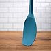 RSVP International Ela's Favorite Silicone Spatula Spoon, Turquoise, 11