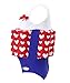 Zerlar Kids Float Suit Girls Swim Vest Toddlers Floatation Swimsuits with Adjustable Buoyancy Baby Swimsuit Float with Arm Floaties - Learn to Swim for Children 1-10 Years