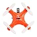 Mini Drone for Kids, Dayan Anser CX-STARS Tiny Kids Drone 4CH 6 Axis Gyro RC UFO Quadcopter, World's Smallest Helicopter for Trainning With LED Lights USB Charger and 4 PCS Propellers (Orange)